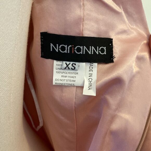 Narianna Blush Pink Sleeveless Full Length Gown Size XS - Picture 9 of 12